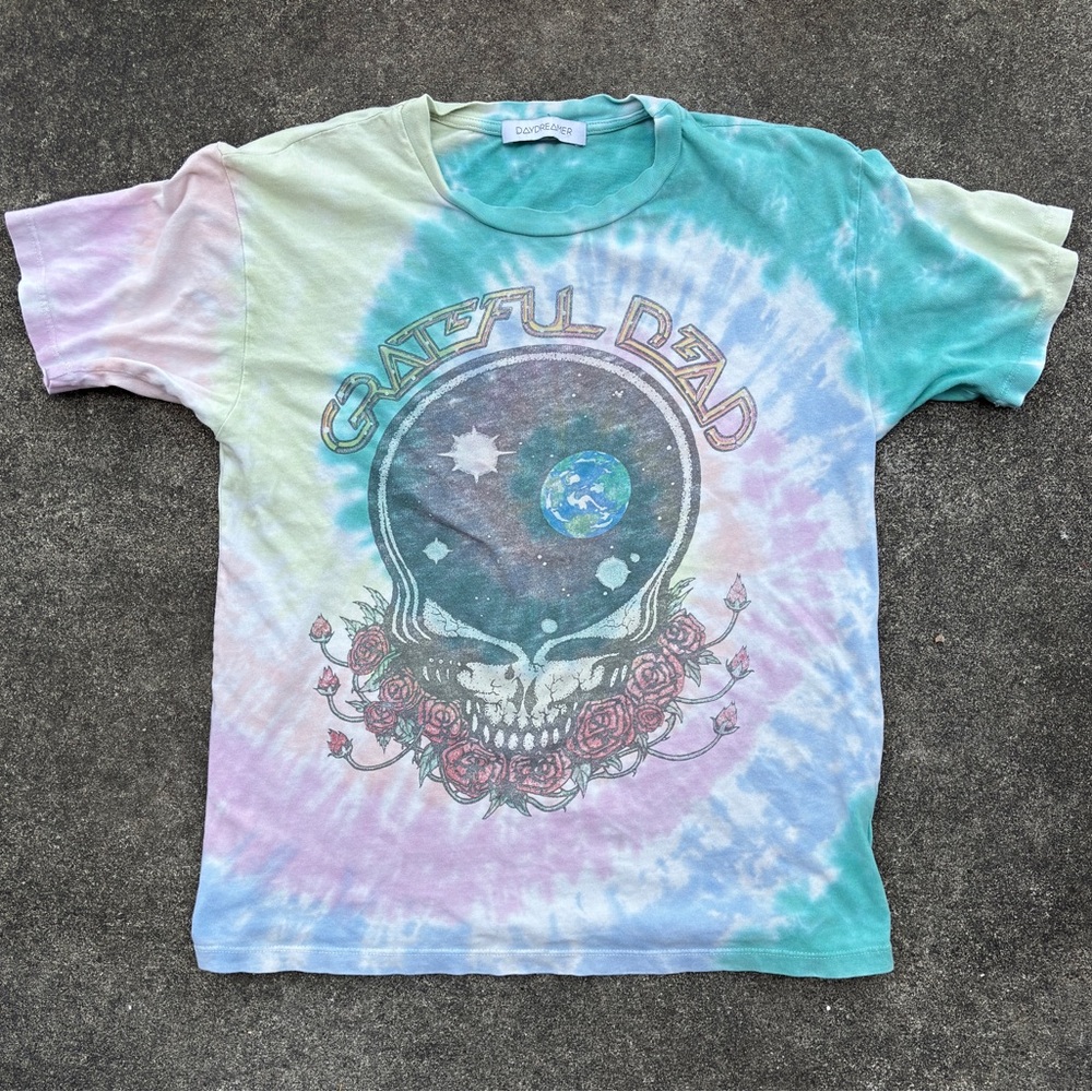 Grateful Dead "Space" tie dye t-shirt by Daydreamer.